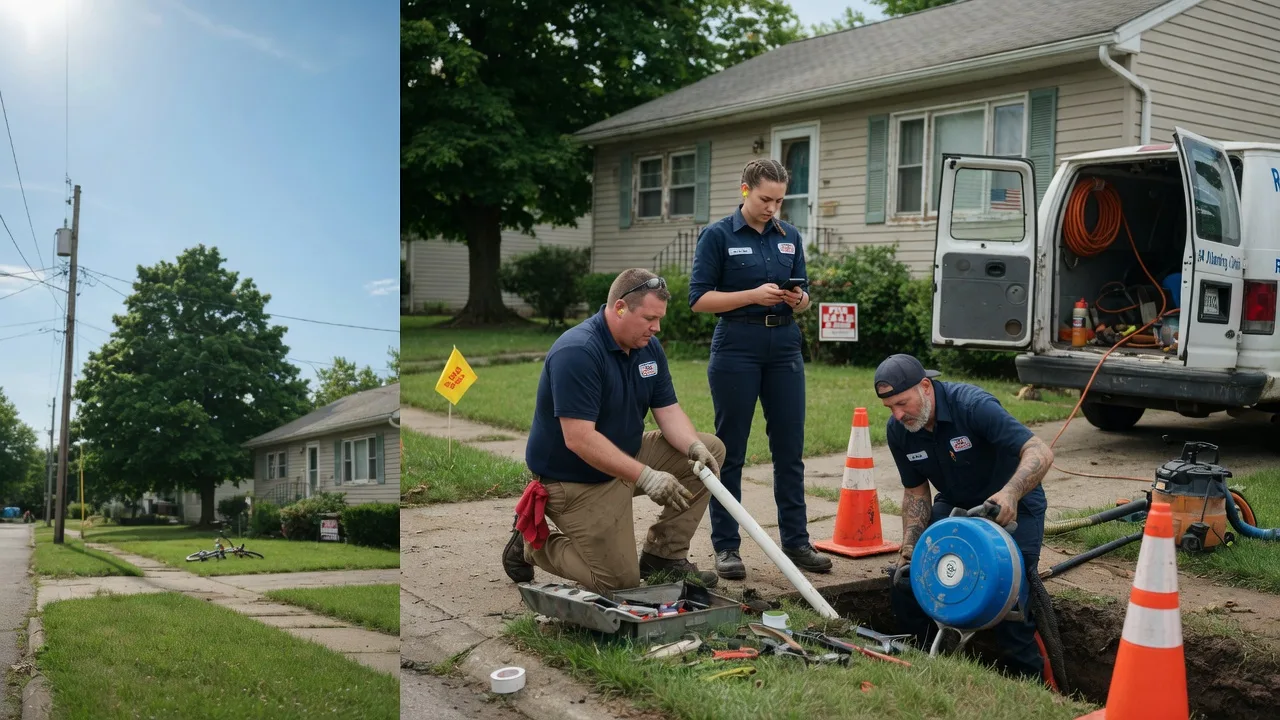 Sewer Line Repair in Keyesport, IL near me